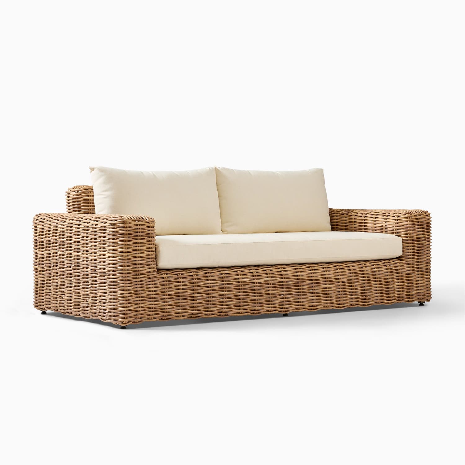 Balinese Wicker Loveseat