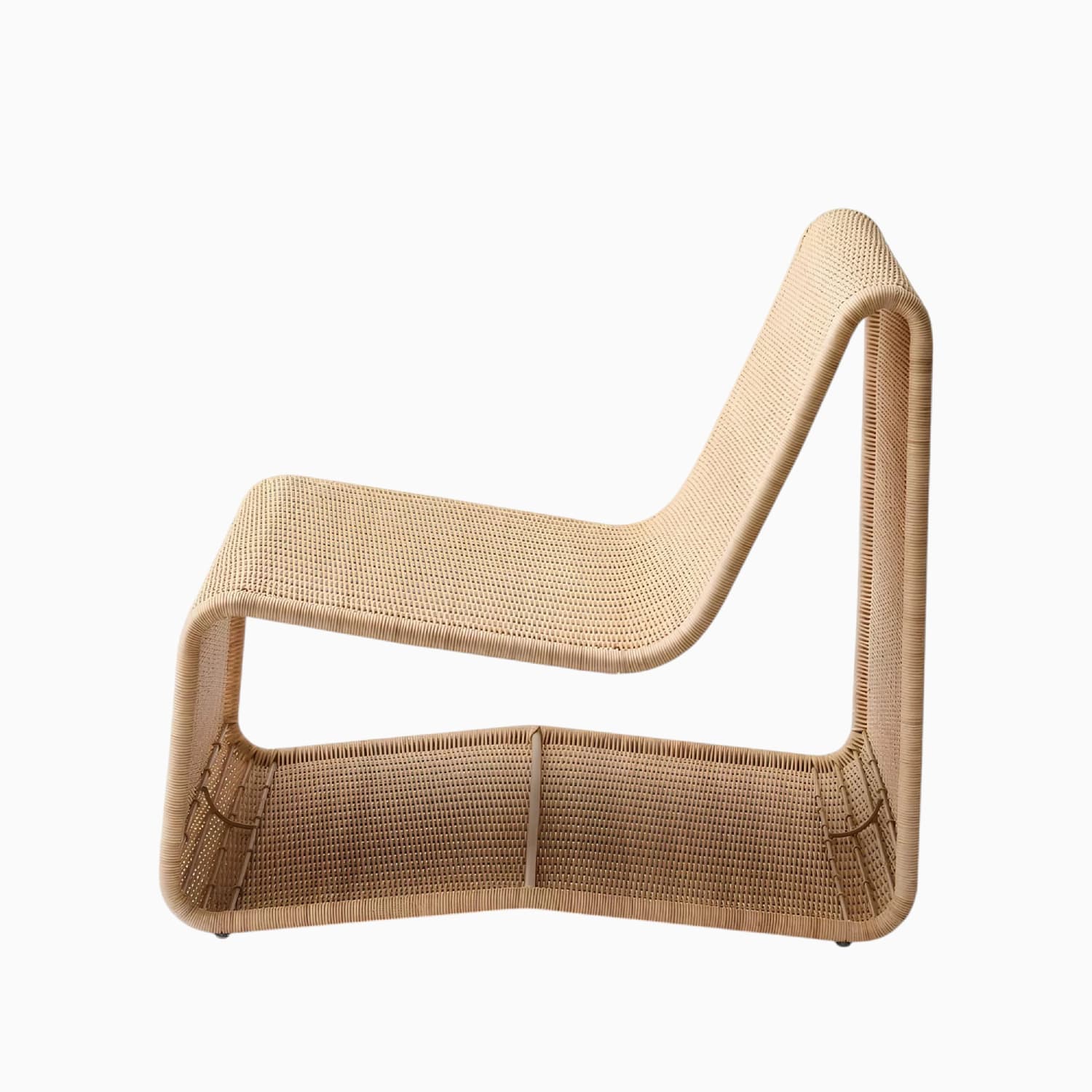Heirloom Wicker Lounge Chair &amp; Ottoman
