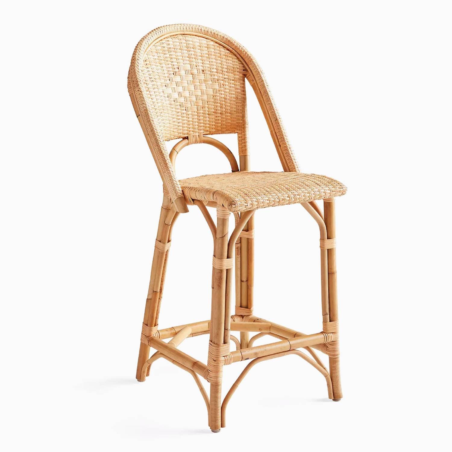 Java Line Rattan Bar Stool