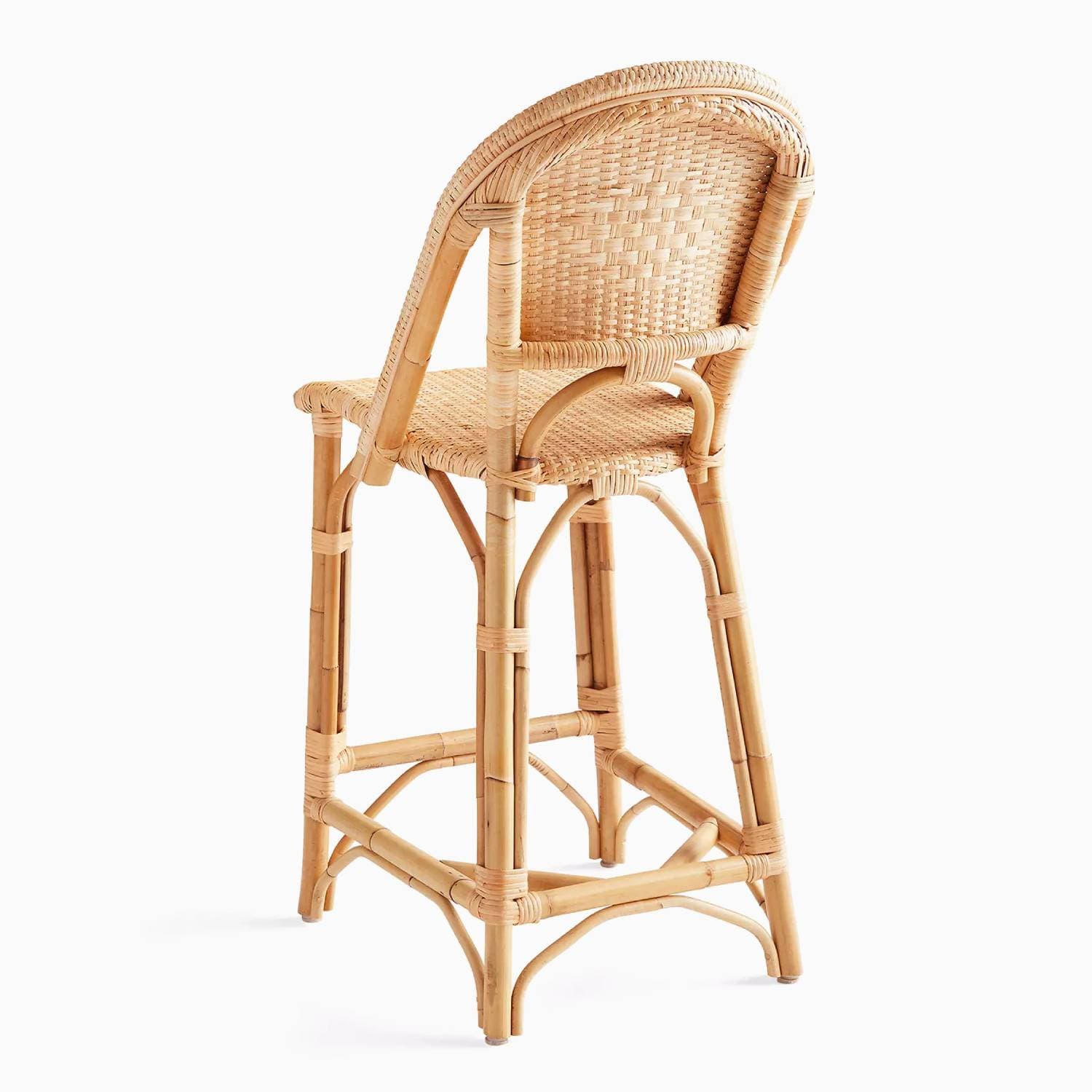 Java Line Rattan Bar Stool