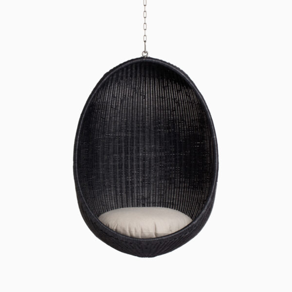 Egg Hanging Chair - Black (2) Hanging Egg Chair