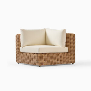 Balinese Wicker Lounge Corner Chair