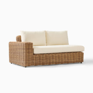 Balinese Wicker Right Arm Sofa