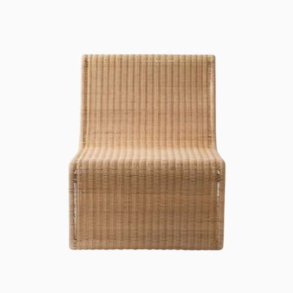 Heirloom Wicker Lounge Chair & Ottoman