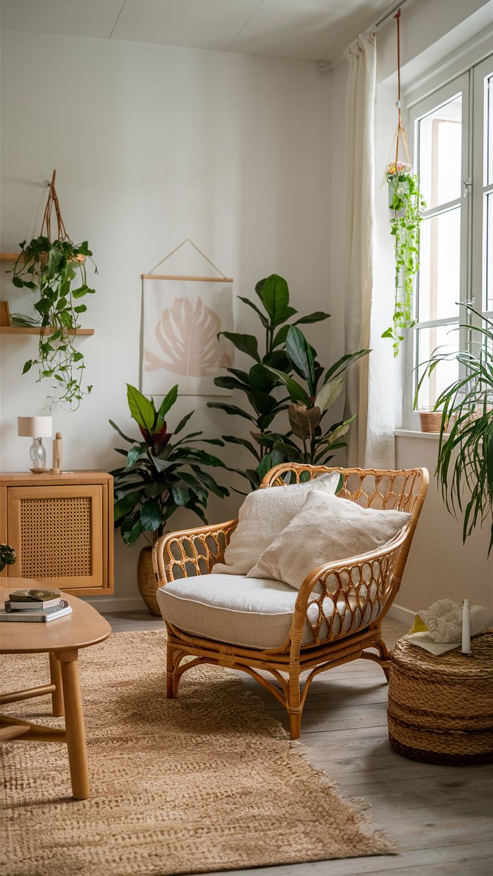 Wicker and Rattan Armchairs for a Natural Feel