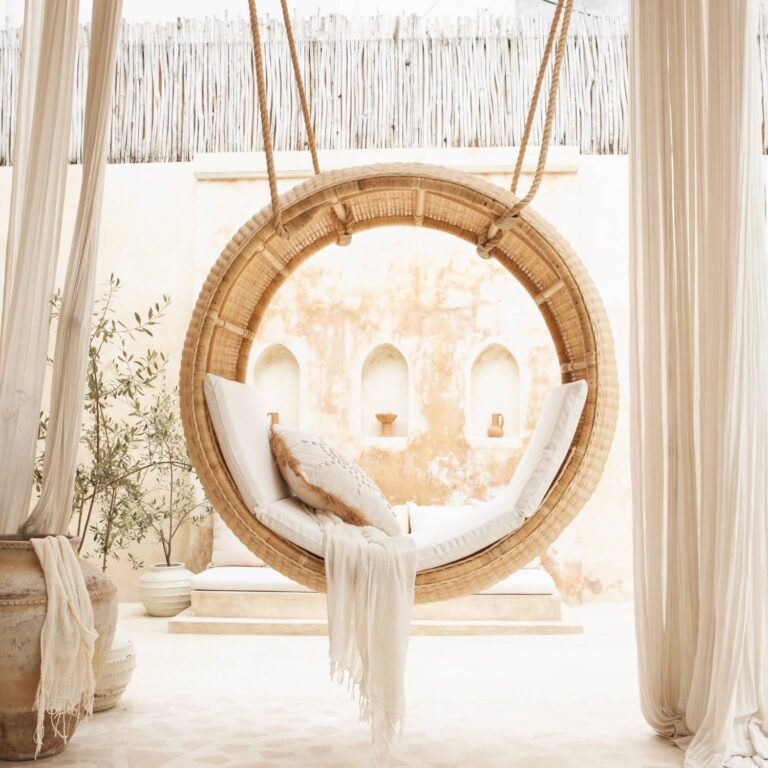 Mataram Wicker Hanging Chair 5
